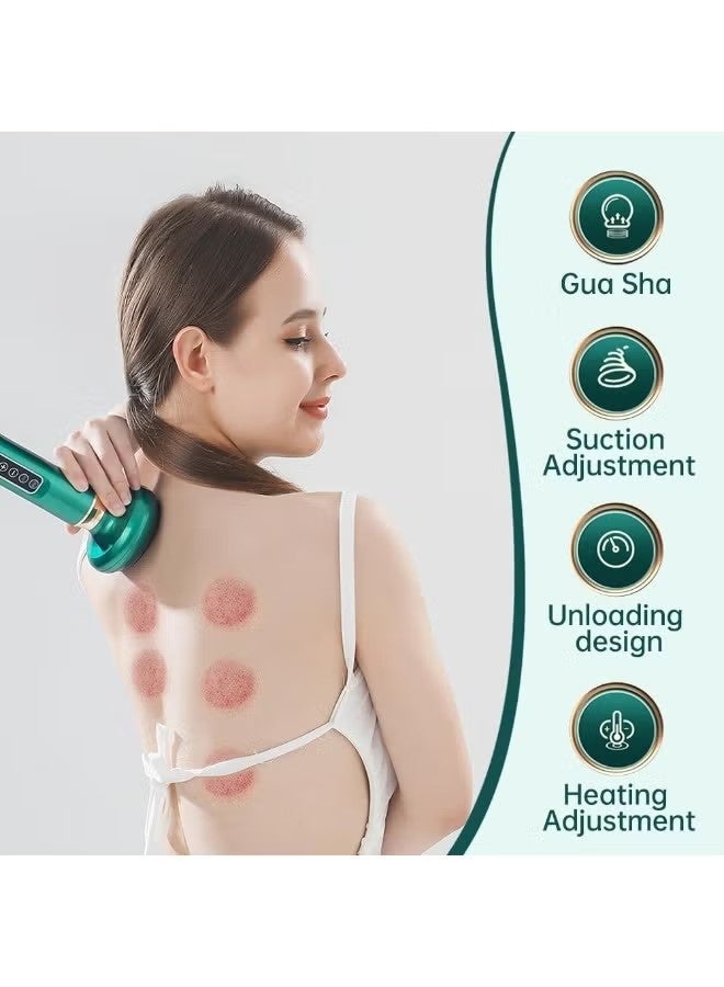 NexusTek Hot Sale! Portable Fat Shredder Massager - Targets Orange Peel Skin, Firms Belly & Thighs, 12-Level Cupping suction, Cordless (Green) - Image 4